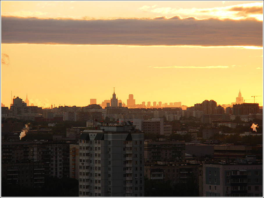 «Фото из окна». Москва. Вечерние урбанистические пейзажы - фото 7