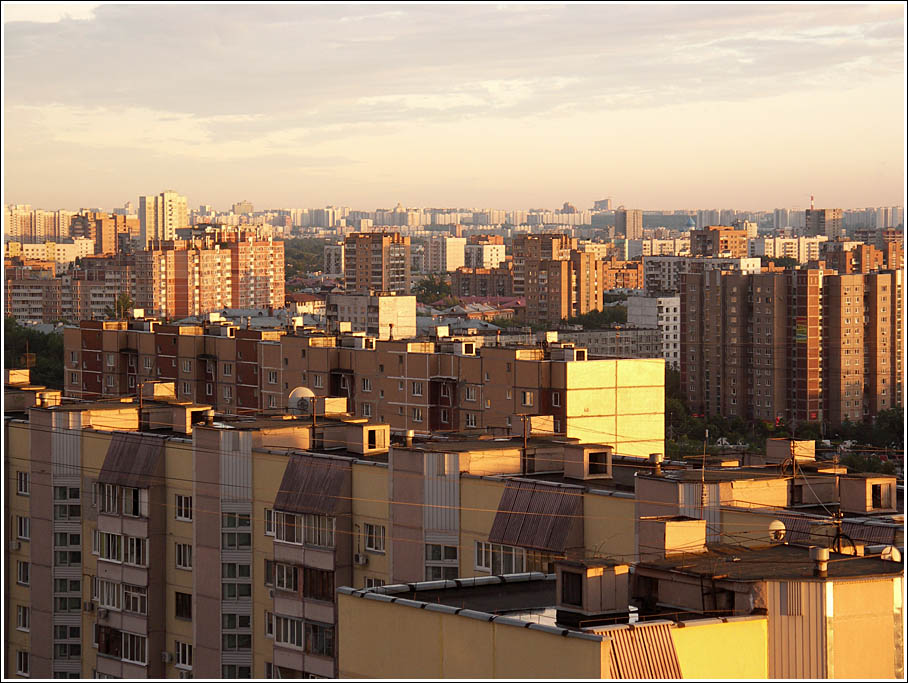 «Фото из окна». Москва. Вечерние урбанистические пейзажы - фото 14