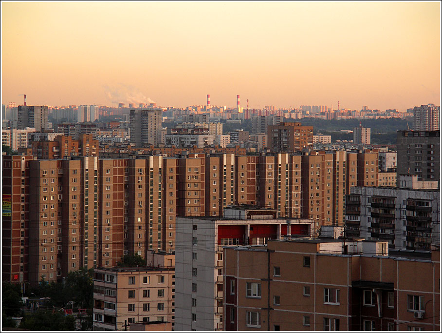 «Фото из окна». Москва. Вечерние урбанистические пейзажы - фото 15